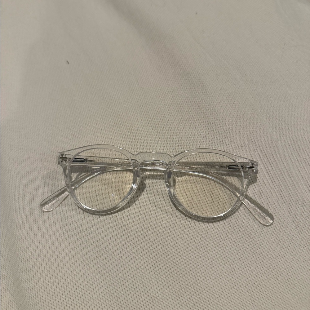 Clear Round BLUELIGHT Glasses
